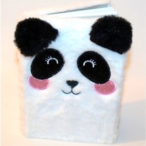 Panda Fur Sequin Panda Journal